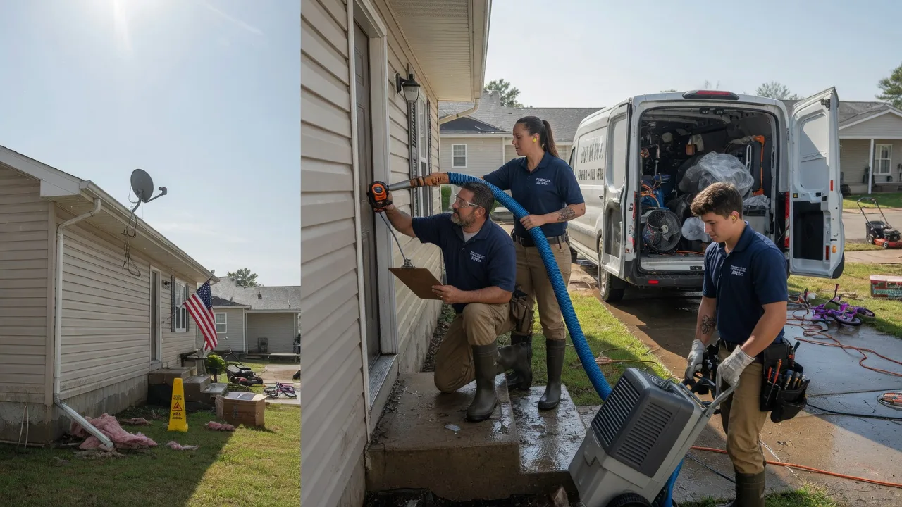 Ceiling Water Damage Restoration in Campbell, NE near me